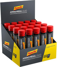 Load image into Gallery viewer, CLEARANCE - POWERBAR AMINO MEGA LIQUID 20 X AMPOULES - BEST BEFORE NOVEMBER 2023 - SAVE 70%
