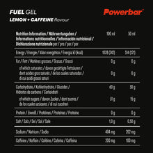 Load image into Gallery viewer, Powerbar Fuel Gel 30 Lemon Flavour with Caffeine (12 x 50ml)