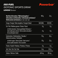 Load image into Gallery viewer, Powerbar Fuel Isotonic Sports Drink 30 Lemon Powder 608g