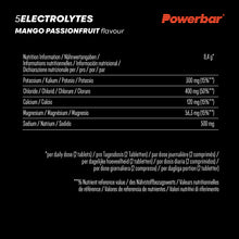 Load image into Gallery viewer, PowerBar 5 Electrolytes (12 tubes of 10 tabs)