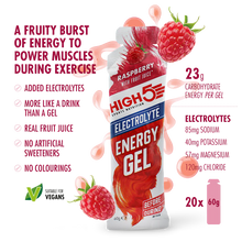 Load image into Gallery viewer, HIGH5 Energy Gel Electrolyte 20 x 60g
