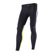 Load image into Gallery viewer, Zeropoint Compression tights black chartreuse mens
