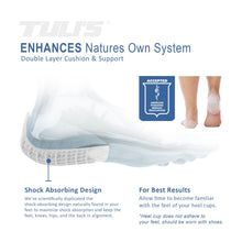 Load image into Gallery viewer, Tuli's classic gel heel cup shock absorbing