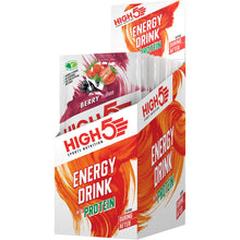 Load image into Gallery viewer, HIGH5 Energy Drink With Protein 4:1 berry sachets
