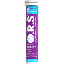 Load image into Gallery viewer, O.R.S Hydration Tablets 24S Blackcurrant
