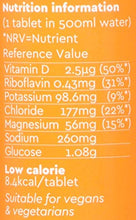 Load image into Gallery viewer, O.R.S Sport Hydration Tablets ingredients