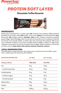 Powerbar Protein Soft Layer Bar 12 x 40g High Protein snack bar - SAVE 10%