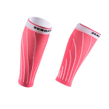 Load image into Gallery viewer, ZEROPOINT Pro Racing Compression Calf Sleeves pink soda white