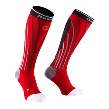 Load image into Gallery viewer, zeropoint pro racing compression socks red