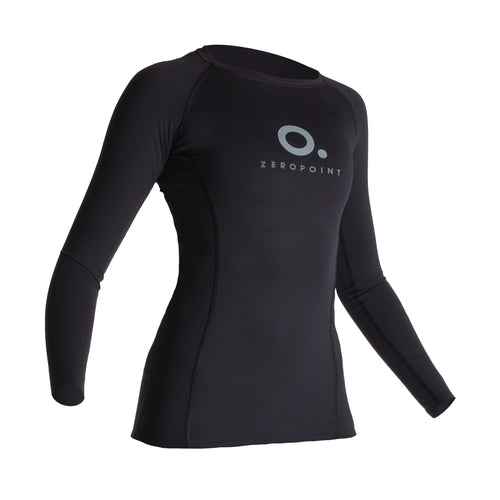Zeropoint Performance Compression Long Sleeve Top Women, Black