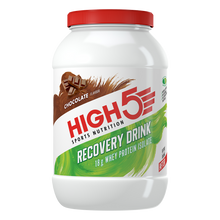 Load image into Gallery viewer, HIGH5 Recovery Drink delicious tasting protein drink chocolate vanilla tub