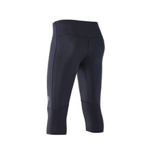 Load image into Gallery viewer, Zeropoint Compression 3/4 tights black rear