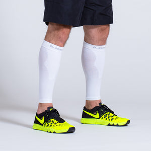 Zeropoint Compression calf sleeves white