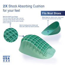 Load image into Gallery viewer, Relieve Foot Pain Tuli's Heel Cups Heavy Duty Fits running shoes work boots