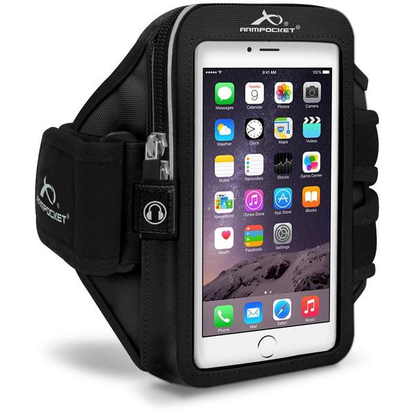 Armpocket Mega i-40 Plus Armband for iPhone 13/12/11 Pro Max/XS Max, 8/7/6 Plus, Galaxy Note 10/S20/S20+