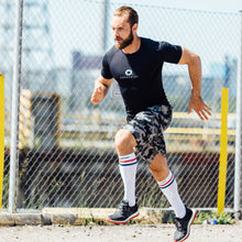 Load image into Gallery viewer, ZEROPOINT Performance Compression Short Sleeve Top Men, Black running