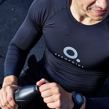 Load image into Gallery viewer, Zeropoint Performance Compression Long Sleeve Top Men, Black front