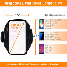 Load image into Gallery viewer, Armpocket X Plus armband for large full screen devices