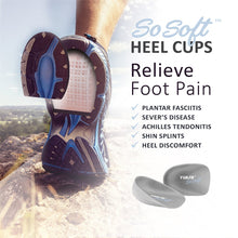 Load image into Gallery viewer, Tuli's So Soft Heel Cups plantar fasciitis shin splints