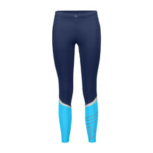 Load image into Gallery viewer, Zeropoint Compression tights blue womens front