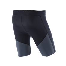 Load image into Gallery viewer, ZEROPOINT ATHLETIC COMPRESSION SHORTS MENS BLACK AND TITANIUM - SAVE 60%
