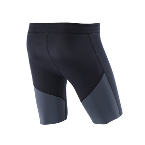 ZEROPOINT ATHLETIC COMPRESSION SHORTS MENS BLACK AND TITANIUM - SAVE 60%