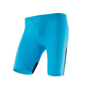 ZEROPOINT ATHLETIC COMPRESSION SHORTS MENS NORDIC BLUE/BLACK - SAVE 60%