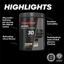 Load image into Gallery viewer, Powerbar Fuel Isotonic Sports Drink 30 Lemon Powder 608g
