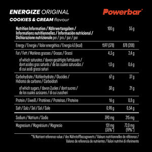 PowerBar Energize Bar (15x55g) SAVE 20%