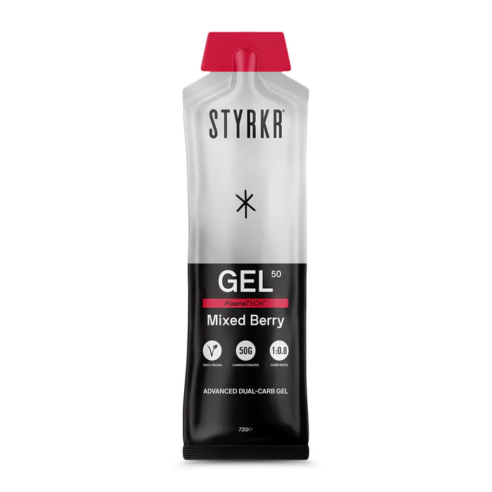 STYRKR GEL50 Dual-Carb Energy Gel Mixed Berry - Box of 12