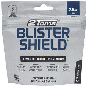2Toms Blistershield foot powder prevents blisters