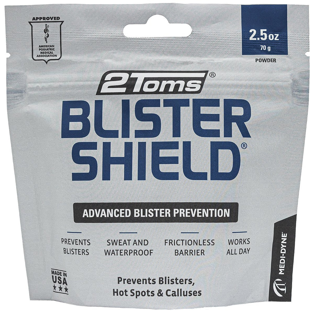 2Toms Blistershield foot powder prevents blisters