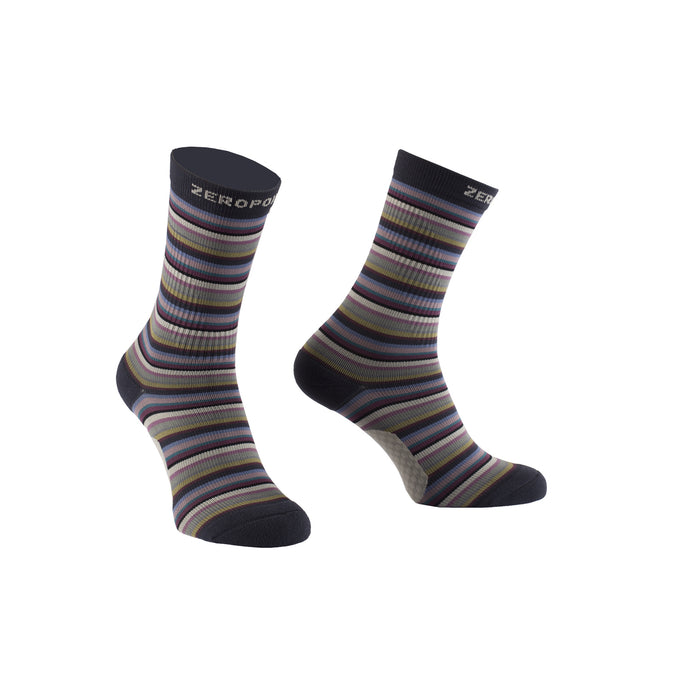 Zeropoint Compression crew socks multistripe