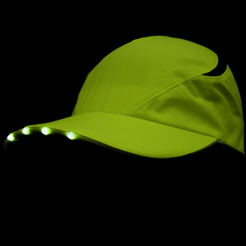 Light up discount running hat
