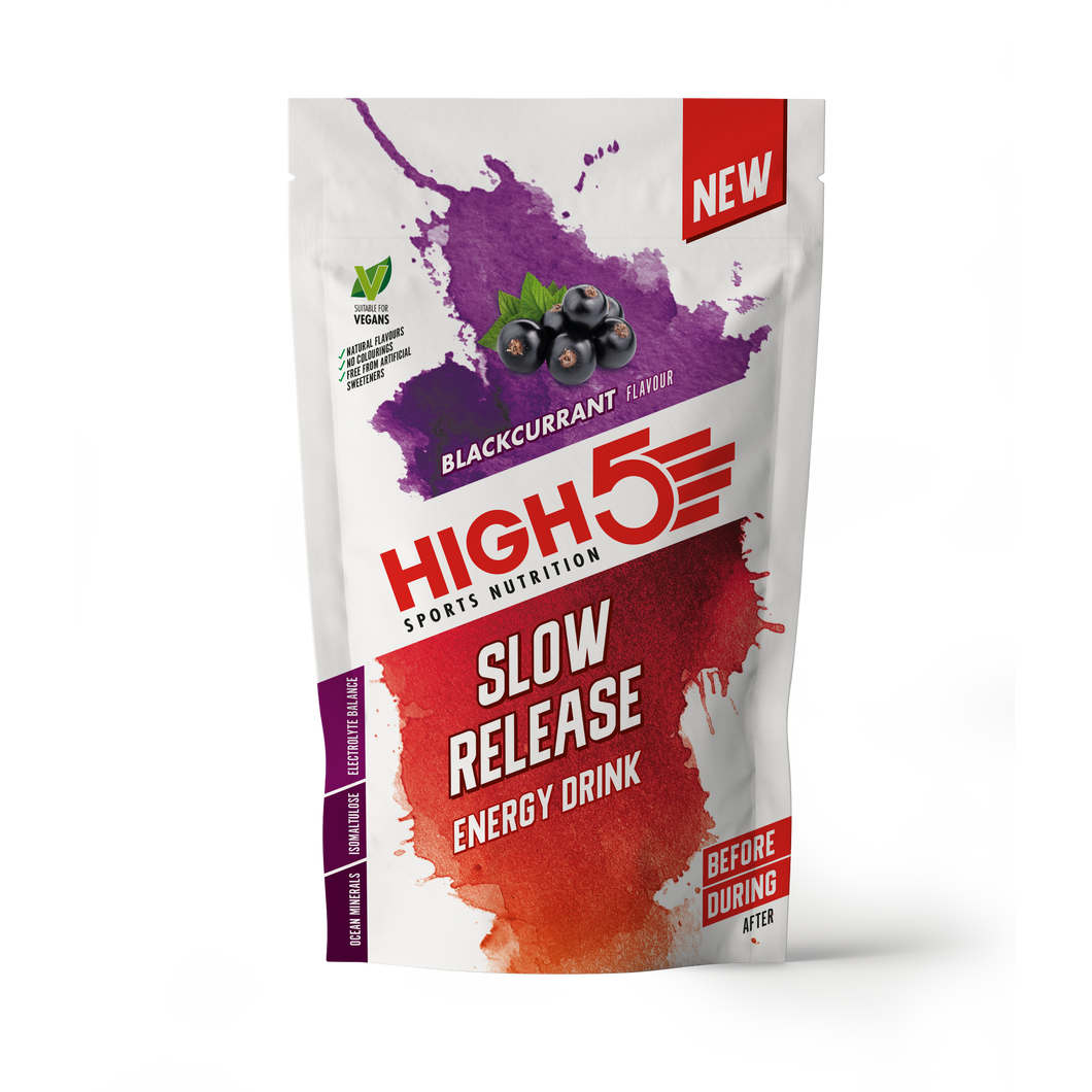 HIGH5 Slow Release Energy Drink for long lasting Energy for Endurance Blackcurrant
