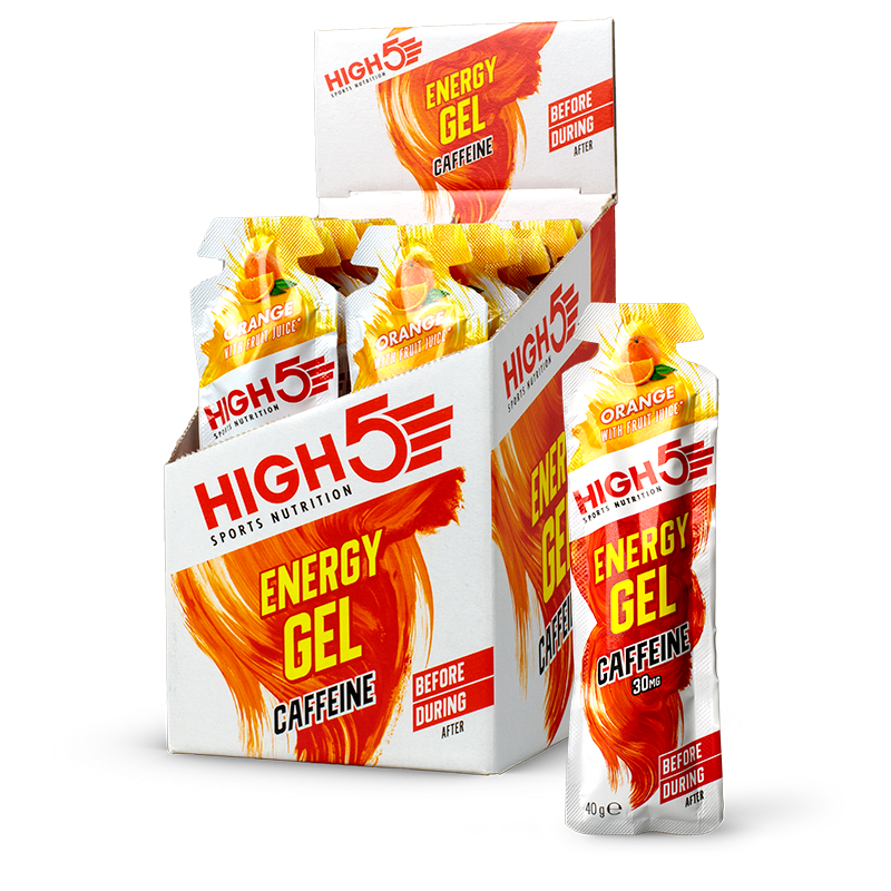 HIGH5 Energy Gel 30mg Caffeine orange
