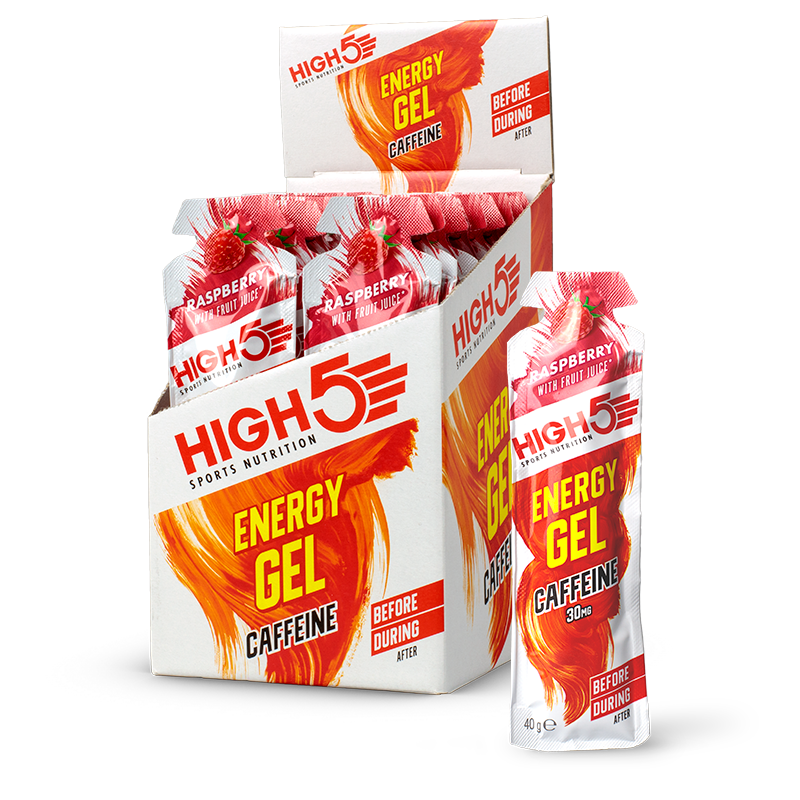 HIGH5 Energy Gel 30mg Caffeine and 23g Carbs Plus Real fruit Juice ...