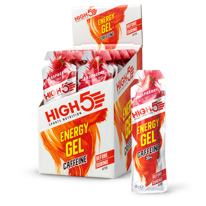 HIGH5 Energy Gel 30mg Caffeine Raspberry