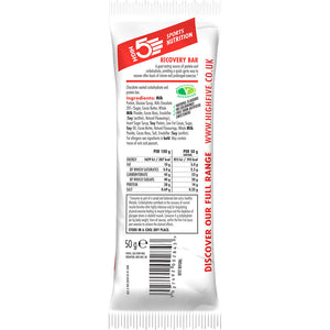 HIGH5 Protein recovery Bar back of pack