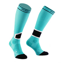 Load image into Gallery viewer, Zeropoint Intense 2.0 High Compression socks aqua
