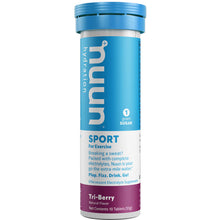 Load image into Gallery viewer, Nuun Sport Hydration Tabs with Electrolytes and Vital Minerals Tri-Berry
