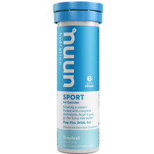Load image into Gallery viewer, Nuun Sport Hydration Tabs with Electrolytes and Vital Minerals Tropical
