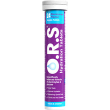 Load image into Gallery viewer, O.R.S Hydration Tablets 24S Blackcurrant
