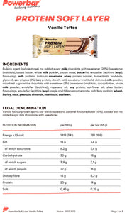 Powerbar Protein Soft Layer Bar 12 x 40g High Protein snack bar - SAVE 10%