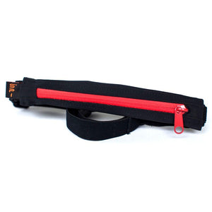 SPIbelt Performance Black with red zip