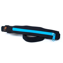 Load image into Gallery viewer, SPIbelt Performance Black with Turquoise zip
