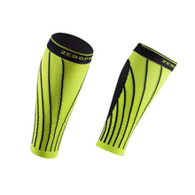 Load image into Gallery viewer, ZEROPOINT Pro Racing Compression Calf Sleeves lime black
