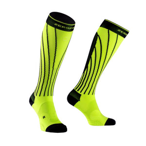 zeropoint pro racing compression socks lime black