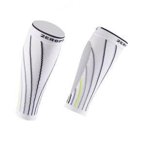 ZEROPOINT Pro Racing Compression Calf Sleeves white