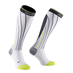 zeropoint pro racing compression socks white
